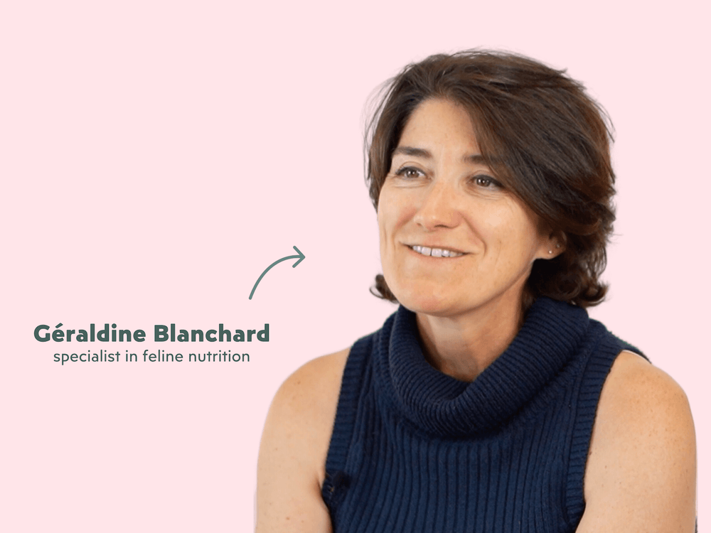 Veterinary Doctor Géraldine Blanchard, expert in feline nutrition for over 25 years