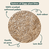 How to use Ziggy Natural Plant-Based Cat Litter – application guide