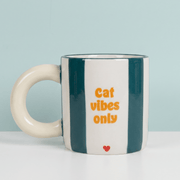 Mug pour chat Ziggy de la gamme Cat Vibes Only