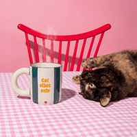 Mug pour chat Ziggy de la gamme Cat Vibes Only