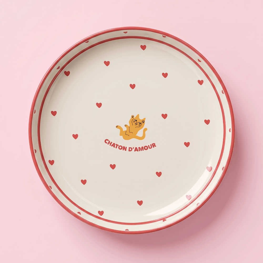 Assiette pour chaton Ziggy de la gamme Chaton d'Amour