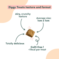 Ziggy Salmon & Coconut Cat Treats – ingredients and nutritional composition