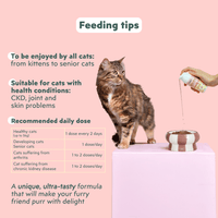 Dosage guide for Ziggy Omega Oil – skin and coat supplement for cats (100mL)
