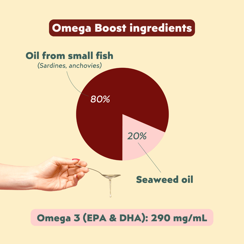 Ziggy Omega Oil Supplement for cats, 100mL bottle