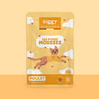 Mousse Ziggy pour chat stérilisé sans céréales au poulet : face avant du sachet de 85 g