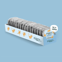 Ziggy Nieren-Nassfutter für Katzen, 16×100g – 2er-Packung