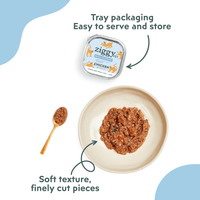 Ziggy Renal Wet food for cats served in a bowl – kidney support pâté texture
