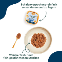 Fütterungsempfehlung für Ziggy sterilisiertes Weißfisch-Nassfutter für Katzen