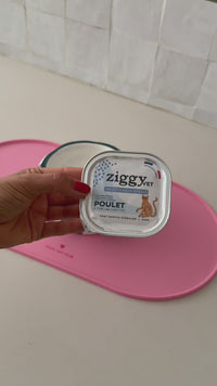 Ouverture pâtée Ziggy rénal pour chat, barquette 100g très faible en phosphore