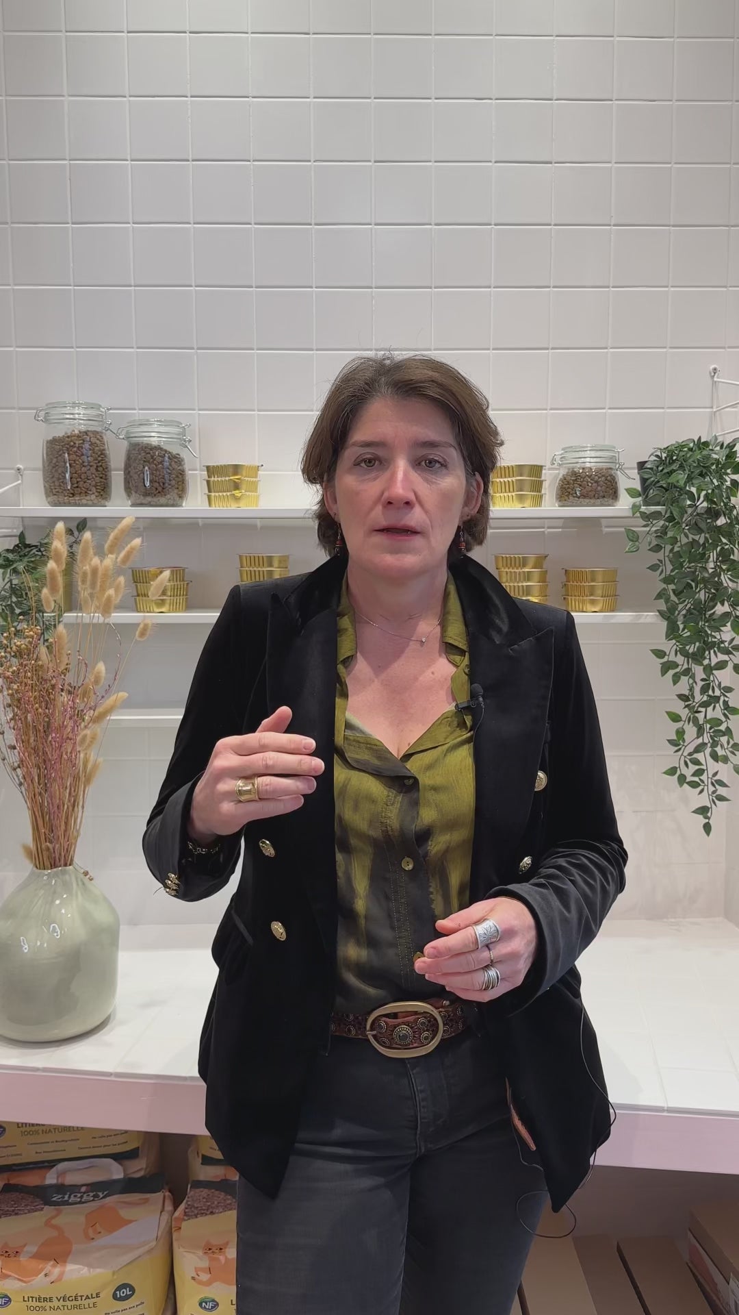 Vidéo d'une vétérinaire présentant les probiotiques Ziggy