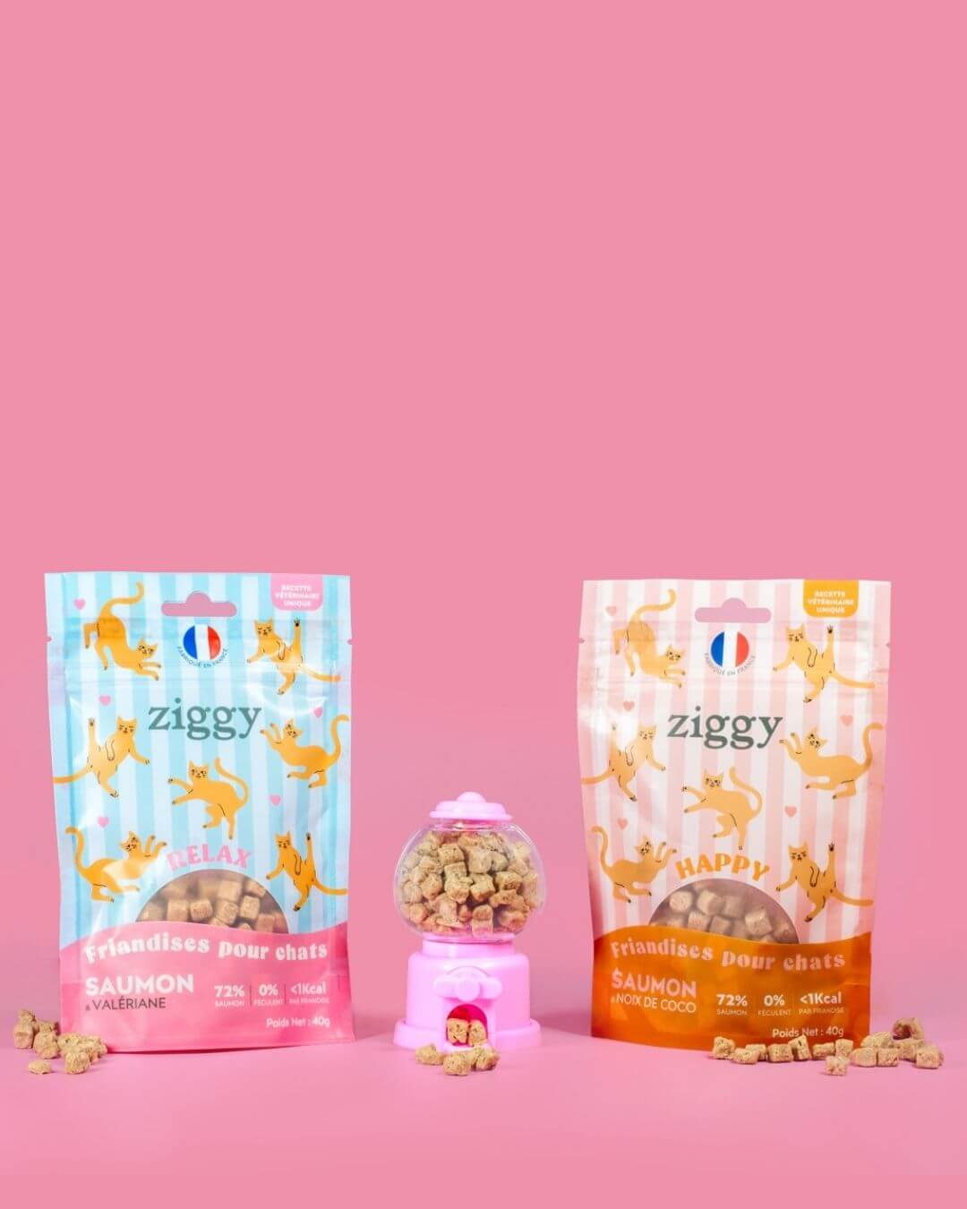 Friandises Ziggy, vue de l'emballage