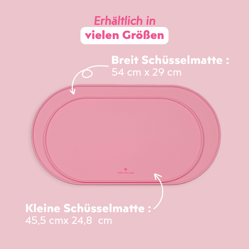 Material der Ziggy Napfunterlage – rutschfest und pflegeleicht